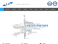 Tablet Screenshot of lunzer-partner.com